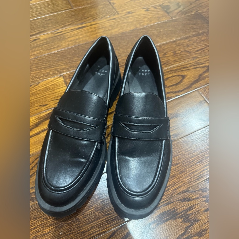 Women’s A New Day Black Loafers, Size 9